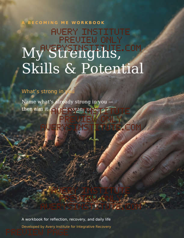 My Strengths, Skills & Potential — Clinician Edition — Packet cover preview
