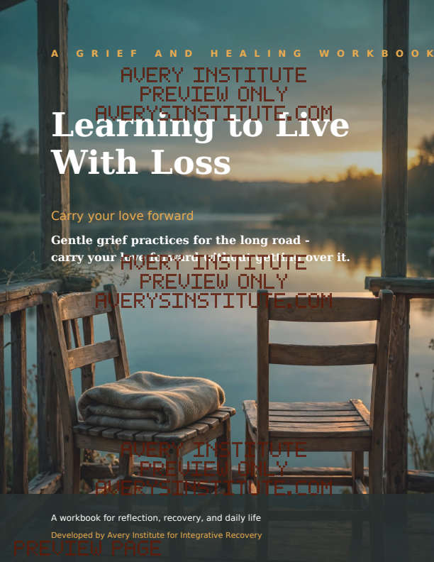 Learning to Live With Loss — Clinician Edition — Packet cover preview