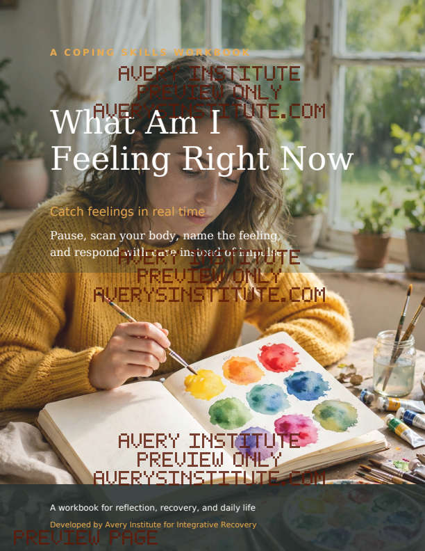 What Am I Feeling Right Now — Clinician Edition — Packet cover preview