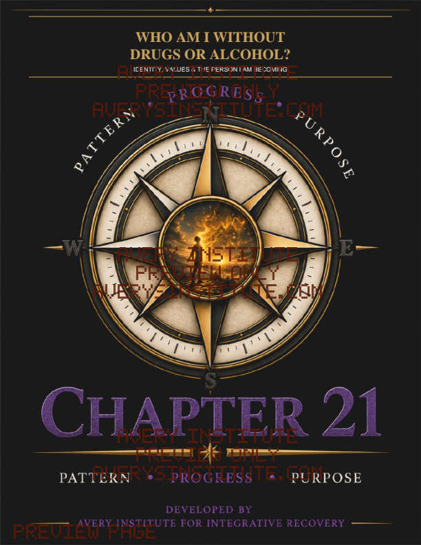 Chapter 21 Who Am I Without Drugs Or Alcohol printable recovery workbook preview