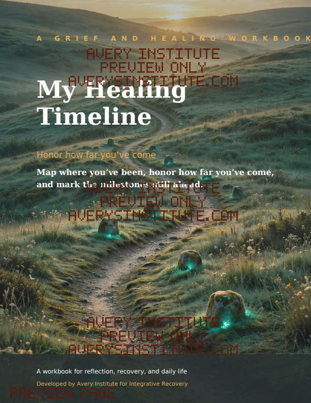 My Healing Timeline — Clinician Edition — Packet cover preview