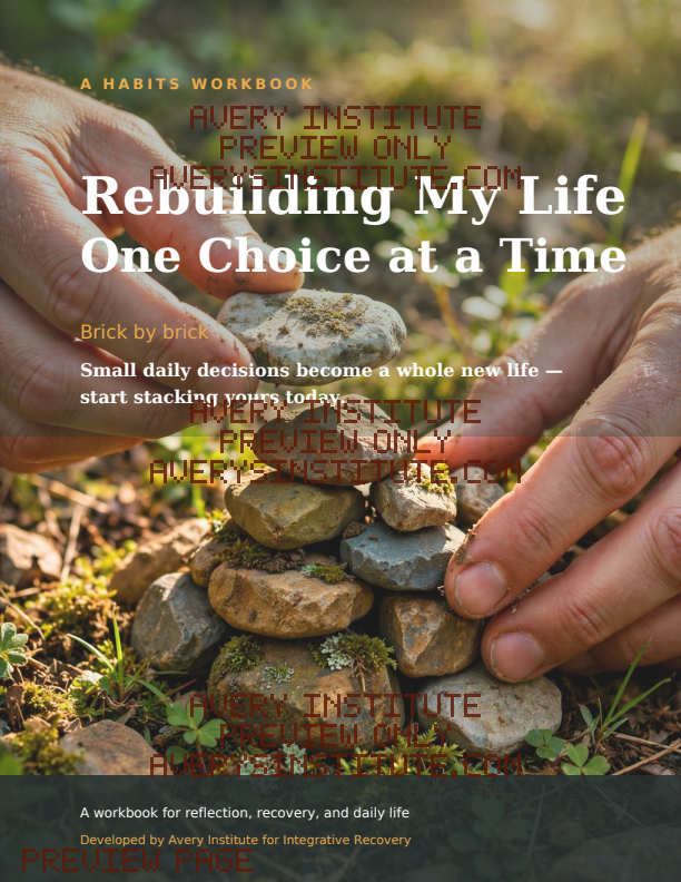 Rebuilding My Life One Choice at a Time — Clinician Edition — Packet cover preview
