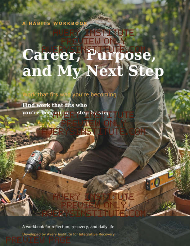 Career, Purpose, and My Next Step — Clinician Edition — Packet cover preview