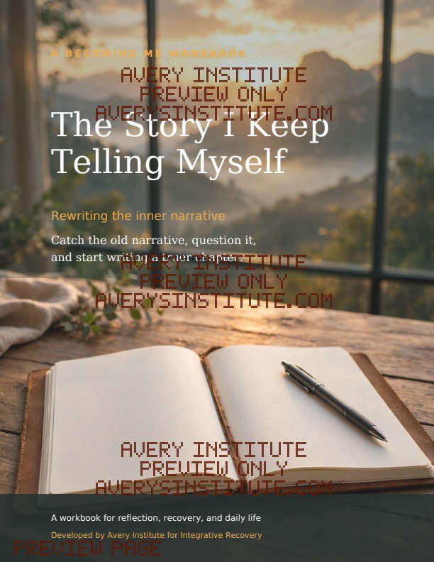 The Story I Keep Telling Myself — Clinician Edition — Packet cover preview