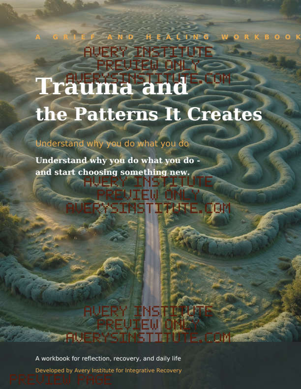 Trauma and the Patterns It Creates — Clinician Edition — Packet cover preview